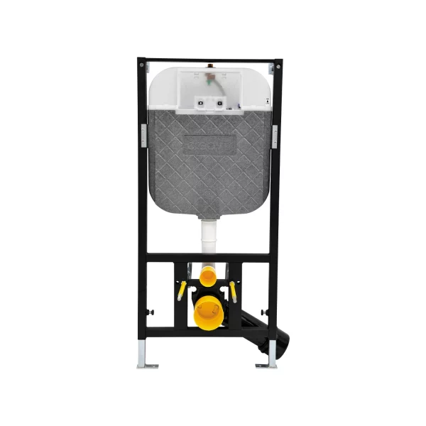 Creavit Vorwandelement WC Unterputz-Spülkasten GR5003 mit Drückerplatte weiß 3-6Liter