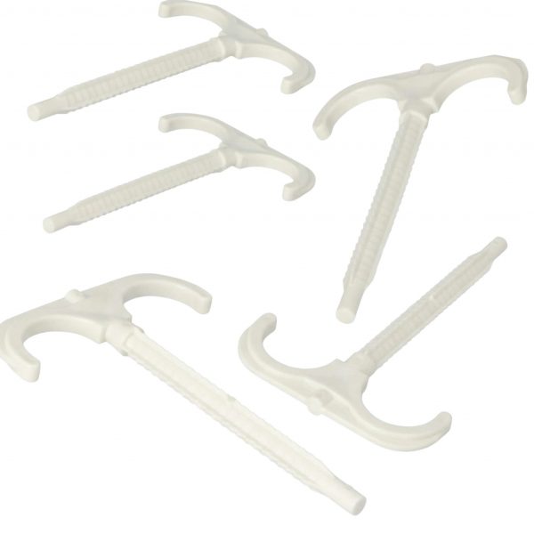 Doppel-Montagehaken 77 mm für Fußbodenheizung Handmontageclip Tackersysteme Tackerplatten Stryopor EPS Handstecknadel